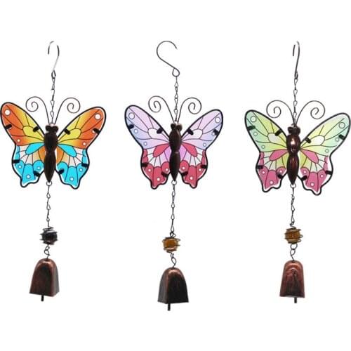 Handmade Butterfly Wind Chime Wall Window Door Wind Bell Hanging Ornaments Vintage Campanula Home Decoration Crafts Dreamcatcher