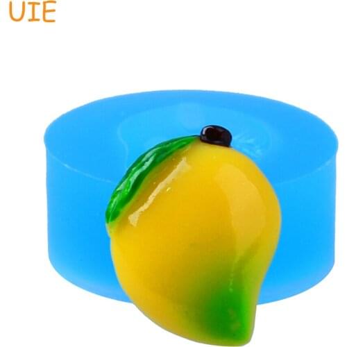 SYL115U 22mm Mango Flexible Silicone Mold - Fruit Mold Cake Decoration, Fondant, Candy, Cookie Biscuit, Resin Polymer Clay Mold