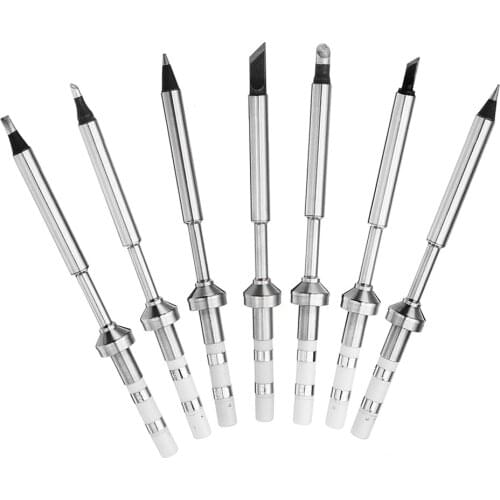 Replacement Black Chrome Tip Soldering Iron Tips for Digital LCD Soldering Iron