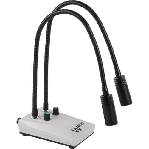 6W 7500K High Brightness LED Gooseneck Light Illuminator Lamp Spotlight Lamp Fill Light For Industry Video Microscope Camera