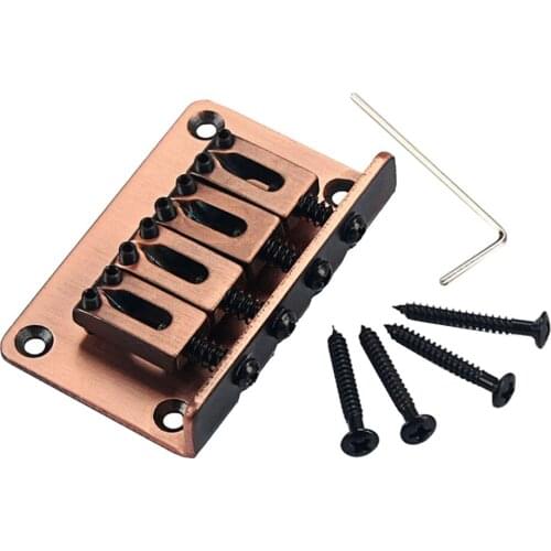 1 Pack 4 Strings Bridge Tailpiece 60x40mm with Screws+Wrench for Cigar Box Guitar Replacement Parts DIY