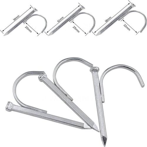 10Pcs PPR Water Pipe Hanging Fixed Type Hook Wall Install Fasteners Structure Hook Wall Install Fasteners Nail Fitting