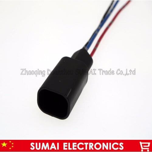 20 PCS TE/AMP 3 Pin/way auto restrictor sensor/Throttl/Taillight plug with cable,auto electrical plug for BMW,Benz