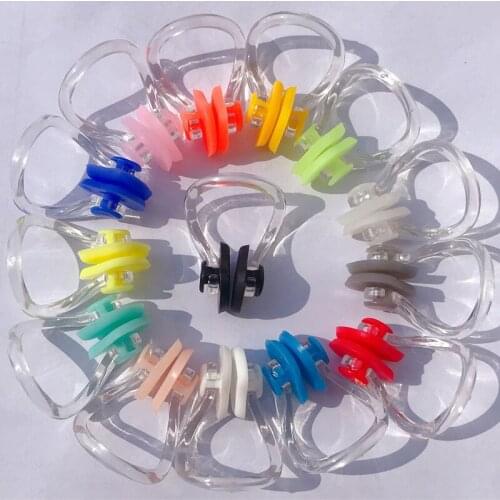 5PCS/Lot Waterproof Soft Silicone Swimming Nose Clip High Quality Reusable Kids Adults Learn Swimming Surf Diving Accessories NC