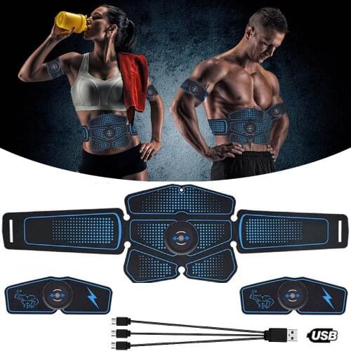 ABS Abdominal Muscle Trainer Electric Press Stimulator Slimming Fitness EMS Exercise Machine Home Gym Fitness Equipment Training