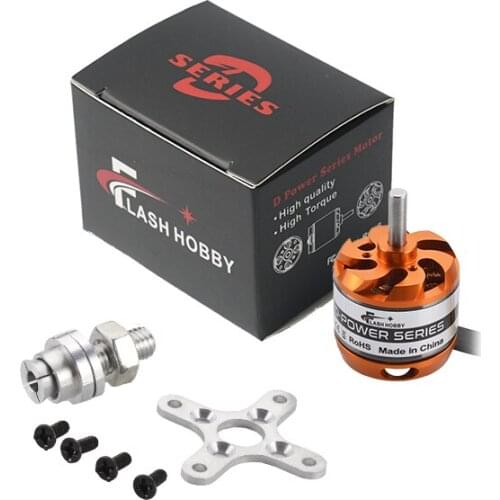 FlashHobby D3536 1450KV/1250KV/1000KV/910KV/750KV Brushless Outrunner Motor For Helicopter and RC Models