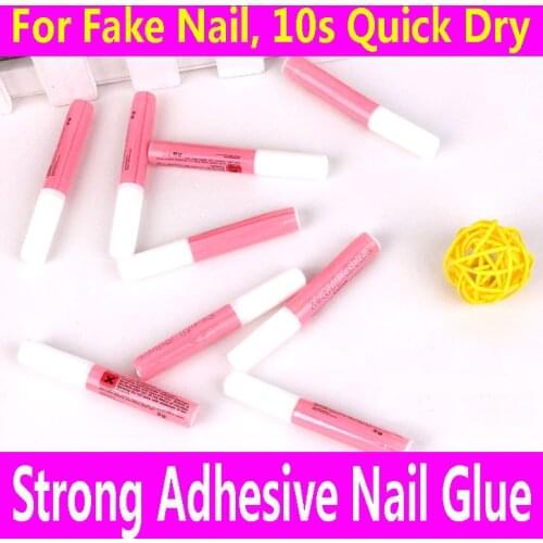 Buy 3 Get 30% Off: Nail Glue Super Strong Adhesive False Fake Acrylic Nail Rhinestone Beauty Gems Makeup Gel Art Tips Care Tool