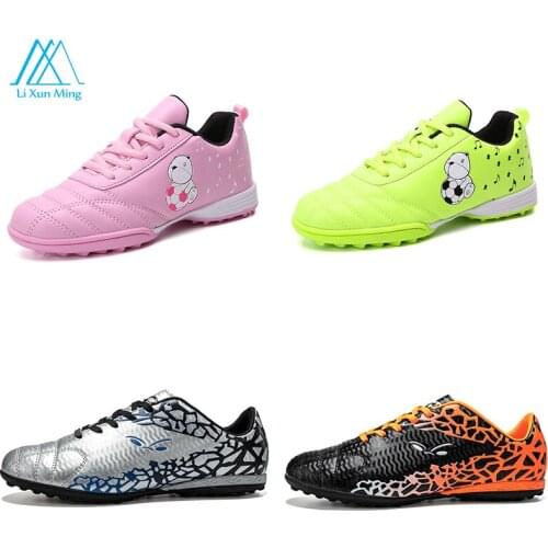 Summer New Non-slip Parent-child Professional Flexible Boys And Girls Outdoor Training Shock-absorbing Football Shoes 2021