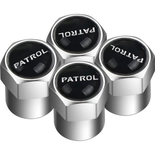 Car Styling Metal Wheel Stem Covers Tire Valve Caps Decoration for Nissan patrol Qashqai Murano accessories