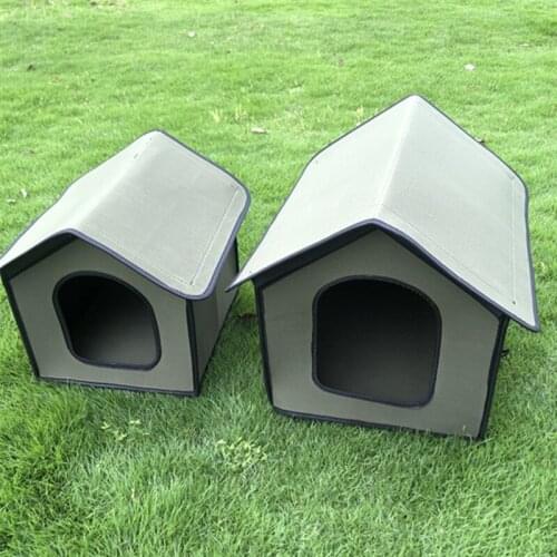 Pet Tent Cat House Dog House Waterproof Pet Cage Outdoor Waterproof Cat House Rain Proof Dog House Cat House Tent