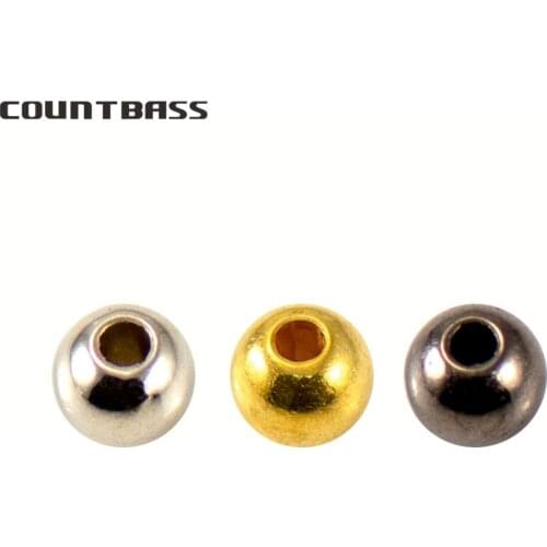 100pcs 5mm 6mm Plastic Bead,Nickel and Gold color, DIY spinnerbaits buzzbaits, freshwater fishing lures accessory