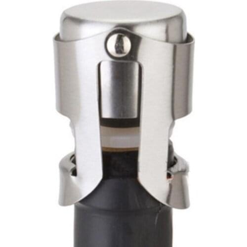 Sealer Bar Stopper Wine Bottle Cork Sparkling Wine Champagne Cap 304 Stainless Steel Bar Champagne Cork Portable Sealing Machine