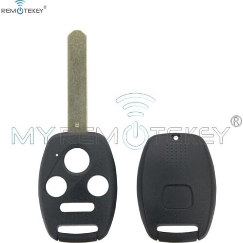 Remtekey 3 button with panic (No chip room) replacement case cover shell for Honda Accord Civic CR-V