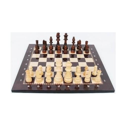 Luxury Wooden Chess set Wood Figure (Number 2) large Chess Set Checkers Solid Wood Maple Chessboard Entertainment Board