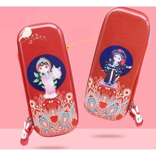 Student Pencil Bag Girl Cartoon Stationery Box Pencil Box Multifunctional Childrens Large Capacity Pencil Bag
