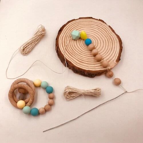1mm Waxed Cotton Cord Baby Teether Accessories 5m Line For DIY Jewelry Making P31B