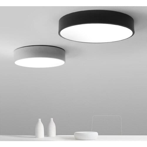 Modern LED ceiling light Round simple decoration fixtures study diningroom balcony bedroom living room ceiling lamp