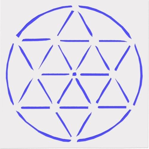 13*13 Creative pvc Layering Stencils for DIY Scrapbooking/photo album Decorative Embossing DIY Paper Cards Crafts