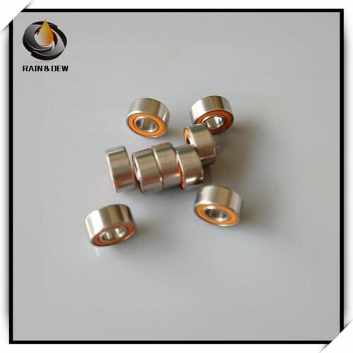 2Pcs S684 2RS CB ABEC7 4X9X4 mm 684 Stainless steel hybrid ceramic ball bearing