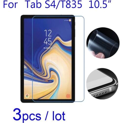3pcs/lot For Samsung Galaxy Tab S4 T835 10.5 Tablet Screen Protectors Guard Soft Clear/Matte/Nano Anti-Explosion Protective Film