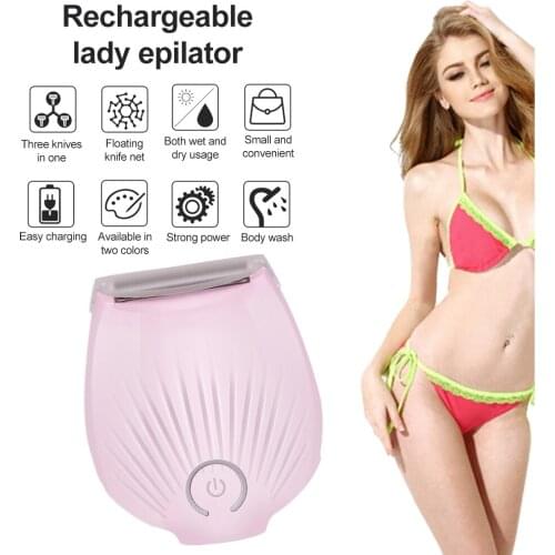 3 IN 1Womens Waterproof Razor Electric Epilator For Shaving Electric Hair Remover Beauty Tool USB rechargeable