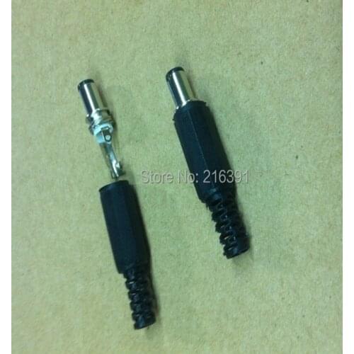 50PCS/Lot DC Power Jack/Plug Connector Male 5.5*2.1MM DC005 Charge Connector