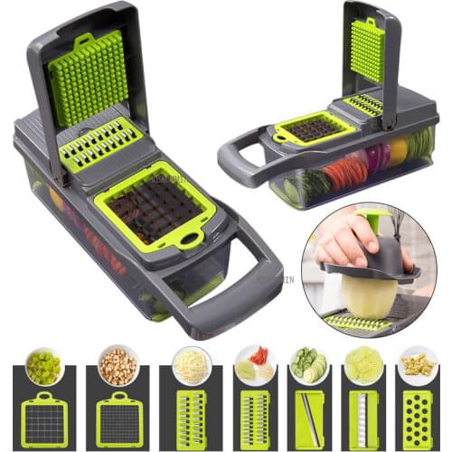 Kitchen Accessories Multifunctional Vegetable Cutter Mandolin Slicer Fruit Cheese Tool Steel Blade Potato Slicer Carrot Grater
