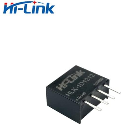 Free ship 5 pcs dc dc converter HLK-1D1205 5V 0.2A isolated power supply module with DIP-4 can replace B1205S-1W