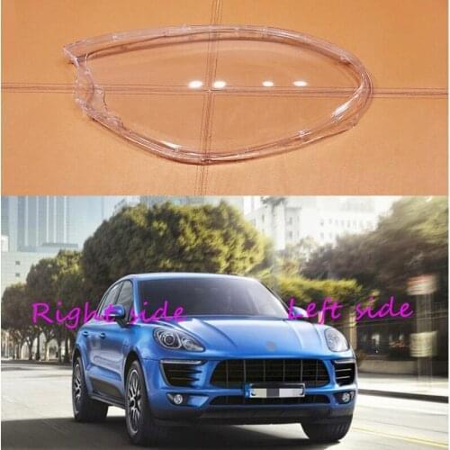 For Porsche Macan 2014 2015 2016 2017 Car Headlight Cover Headlamp Lens Auto Shell Cover