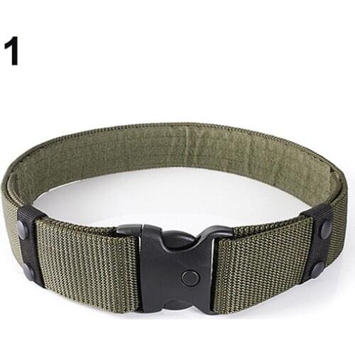 Hot Sales Adjustable Mens Tactical Security Combat Outdoor Rappelling Nylon Waist Belt