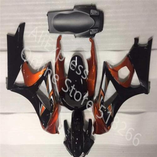 Black orange ABS Injection fairings kit for SUZUKI K7 GSXR1000 GSXR 1000 07-08 SUZUKI GSXR1000 2007-2008 K7 bodywork