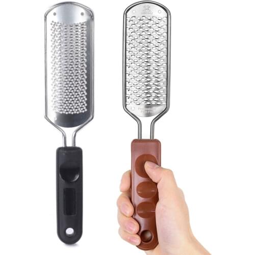 100 Pcs Pedicure Foot File Metal Colossal Pedicure Rasp Foot Care Callous Reducer with Big Holes
