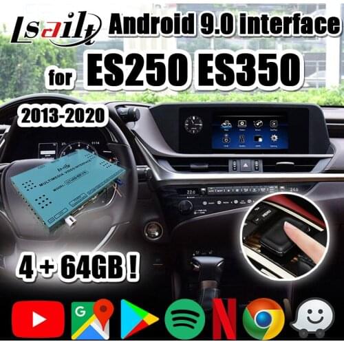 Lsailt 4G Android 9.0 multimedia video interface for ES200 ES300 ES350..2013-2020 year GPS Navigation Box with YouTube, CarPlay