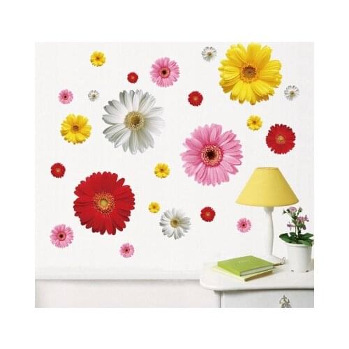 Sakura flower wall stickers bedroom living room wedding decoration mural arts diy home decorations wall decals posters