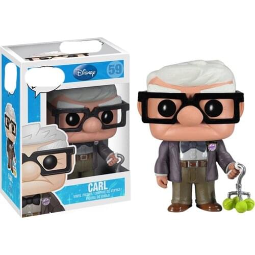 NEW 2021Disney Flying House Travel Notes Old Man Action Boxed Model Hand Toys Childrens Day Gifts Christmas Gifts