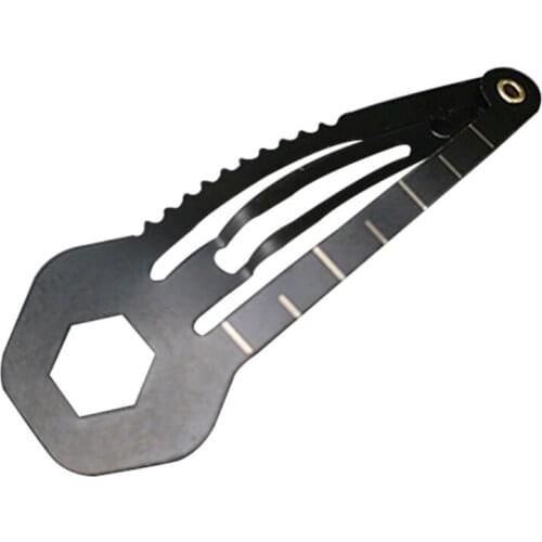 Outdoor Womens EDC Self defense Multi Tool Hair Clip Hairpin Stainless Steel Tactical Multifunctional Hairpin Tool High Quality
