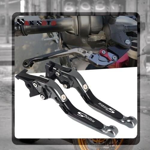 For BMW R1200S R 1200S 2006 2007 2008 Motorcycle Accessories Adjustable Folding Extendable Brake Clutch Levers