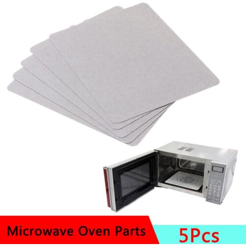 5Pcs 13cm×13cm Microwave Ovens Mica Plates Sheets Spare Parts Waveguide Cover Magnetron Cap Microwave Oven Repairing Parts