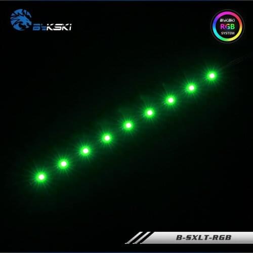 Bykski LED Strip use for 150mm/200mm/260mm Reservoir / 12V 4PIN RGB / 5V 3PIN A-RGB / suppost connect to AURA SYNC