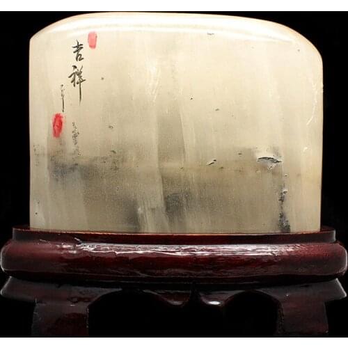 7 fold Guangxi Iceland spar calcite stone ornaments ornamental stone town house feng shui home Decoration