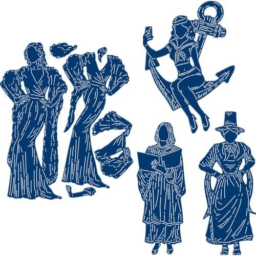 Celebrity Tourist Noble Believer Metal Cutting Dies for Scrapbooking DIY Album Embossing Card Making Decor Crafts New 2019