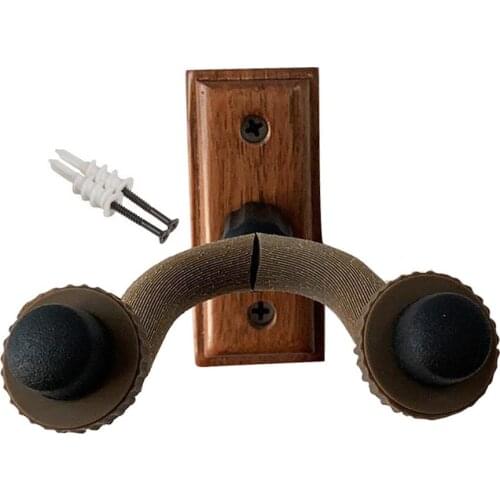 1 Pcs Guitar Hanger Hook Holder Wall Mount Stand Rack Bracket Display Fits Most Guitar Bass Easy To Install+Screws