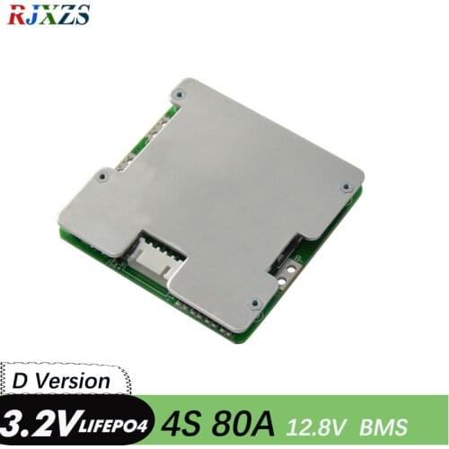 12V 4S 80A 12.8V Lifepo4 Battery Protection BMS PCM large current Board with Balance 160A peak