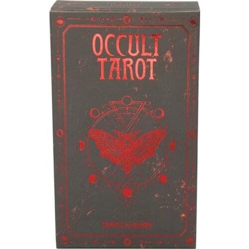 78 Cards Deck Occult Tarot Full English Oracle Cards Mysterious Divination Fate Family Party Board Game