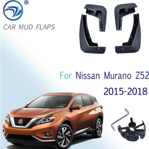 Front Rear Molded Car Mud Flaps For Nissan Murano Z52 2015 2016-2018 Mudflaps Splash Guards Mud Flap Mudguards Fender flares