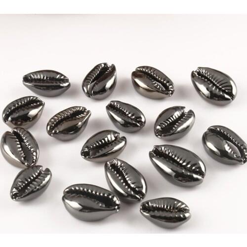 17-20mm Natural Shell Beads Gold Plated Conch Connector Charm Pendant for Jewelry Making Diy Handicraft Accessories 10pcs/lot