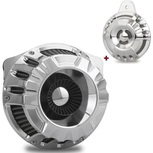 Deep cnc cut Air Cleaner Intake Filter Horn kits cover Fit For harley 2008-2016 FLHX Street Glide FLHR FLTR FLHT