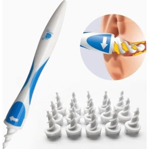 Earpick Clean Tools Toiletry Tool 16 Tips Ear Cleaner Earpick Toiletry Earwax Removal Remove Soft Spiral Cleaner Prevent