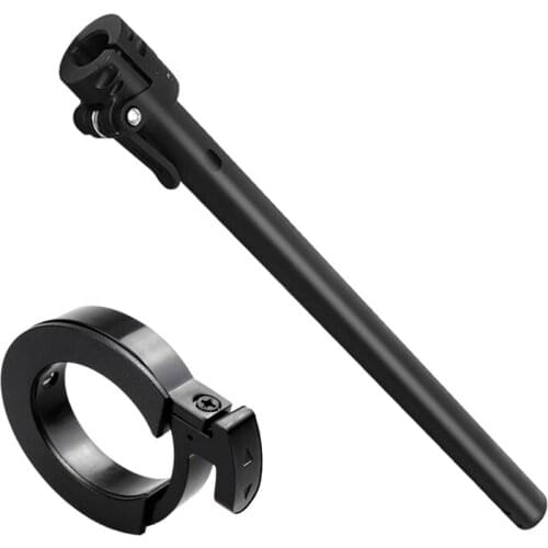 Circle Clasped Guard Ring Buckle & Electric Scooter Folding Rod Bracket Rod Base Replacement Parts for Xiaomi M365