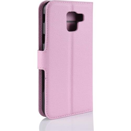 Leather Mobile Phone Bag Case For Samsung J6 J4 2018 European version Protective Cover Holder Scratch-resistant Flip Case